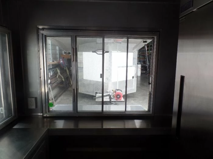 SLE Concessions 8.5' X 22' Electric Green Concession Food Trailer With Appliances - Image 2