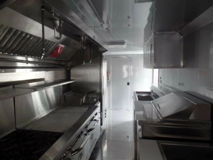 SLE Concessions 8.5' X 22' Electric Green Concession Food Trailer With Appliances - Image 6