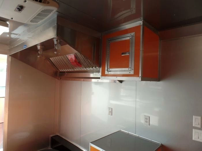 SLE Concessions 8.5' X 24' Concession Trailer Orange Food Event Catering - Image 3