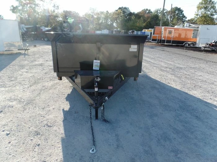 SLE Dump Trailers Dump Trailer 7' X 14' Hydraulic 2ft Sides 7,000lb Axles - Image 3