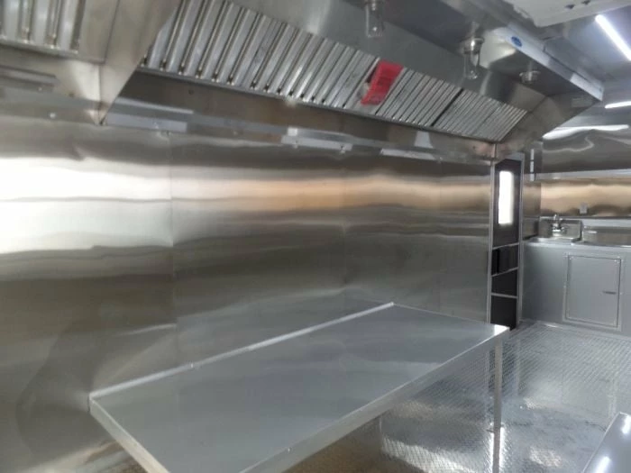 SLE Concessions 8.5' X 24' Blue Catering Event Concession Food Trailer - Image 4