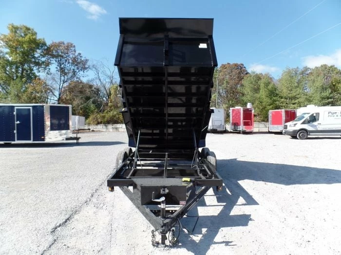 SLE Dump Trailers Hydraulic Dump Trailer 7x14 Landscape Equipment 3ft Sides - Image 5