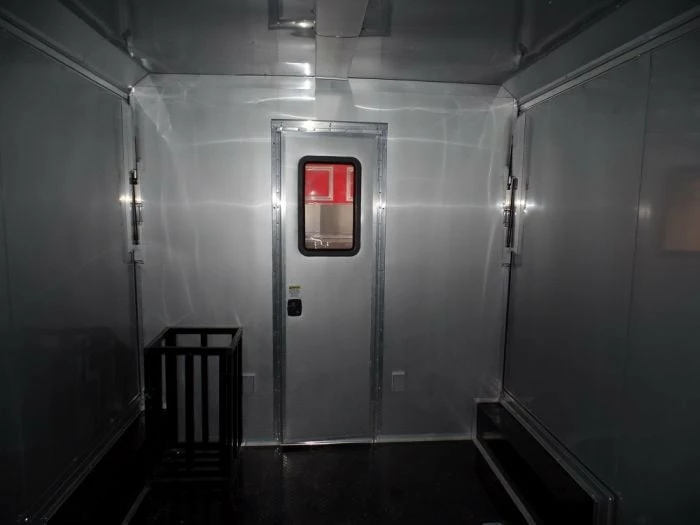 SLE Concessions 8.5' X 28' Concession Food Trailer Red Event Catering - Image 3