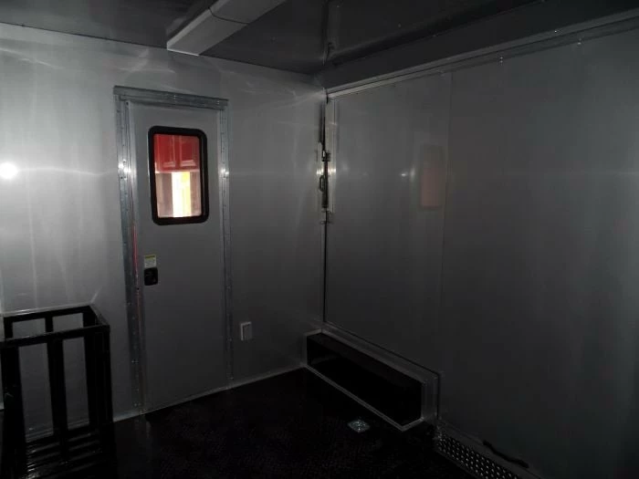 SLE Concessions 8.5' X 28' Concession Food Trailer Red Event Catering - Image 2