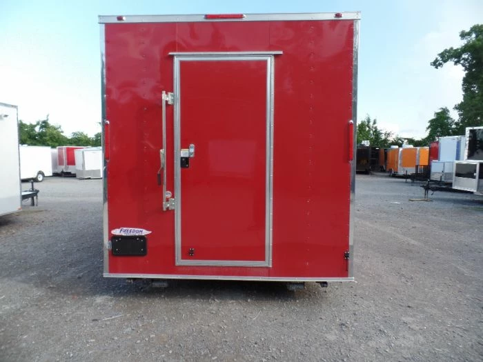 SLE Concessions 8.5' X 20' Red Food Catering Event Concession Trailer - Image 5