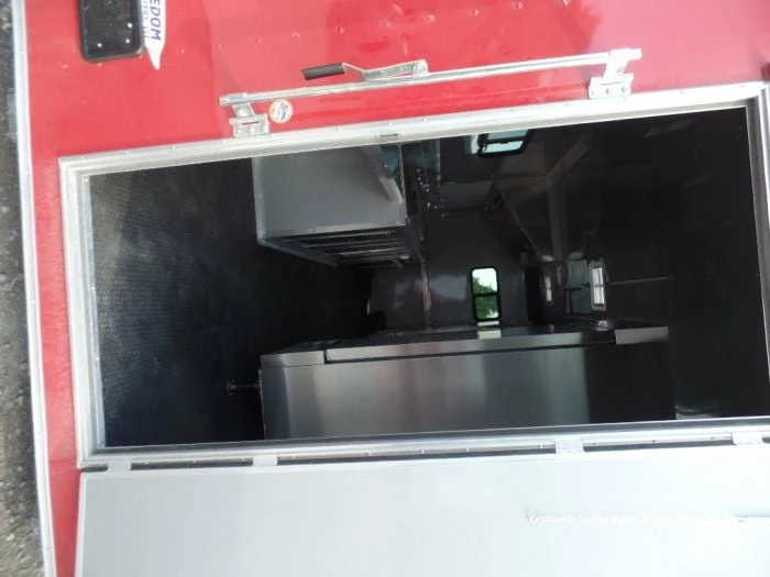 SLE Concessions 8.5' X 20' Red Food Catering Event Concession Trailer - Image 3