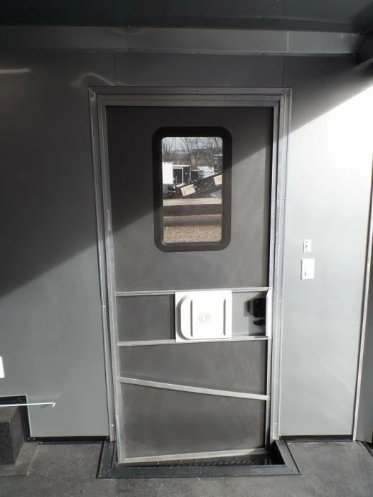 SLE Enclosed Trailers Enclosed Trailer 8.5' X 36' Silver Frost Equipment Motorcycle Hauler Storage - Image 4