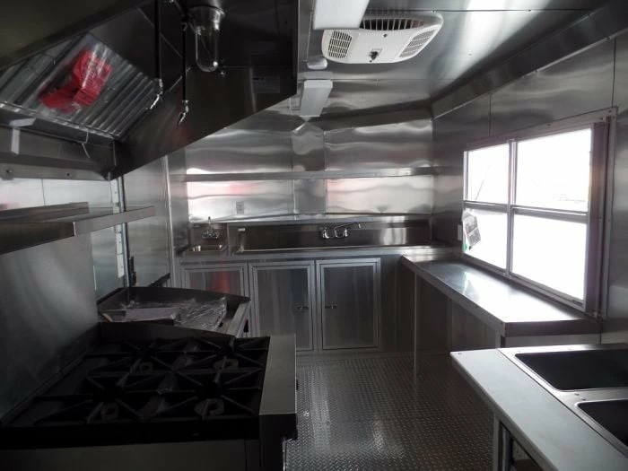 SLE Concessions 8.5' X 16' Concession Food Trailer White Event Catering - Image 5