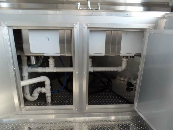 SLE Concessions 8.5' X 20' Concession Food Trailer White With Appliances - Image 2