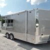 SLE Concessions 8.5' X 18' Arizona Beige Porch Style Concession Food Trailer With Appliances