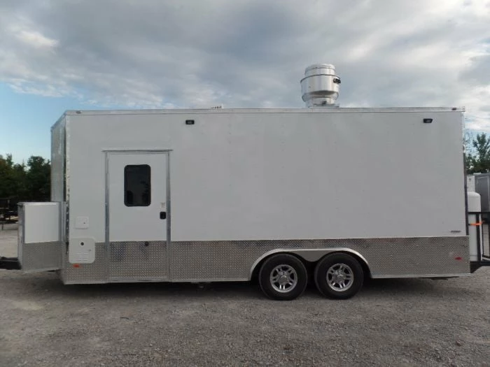 SLE Concessions 8.5' X 20' White Concession Food Event Trailer With Appliances - Image 5