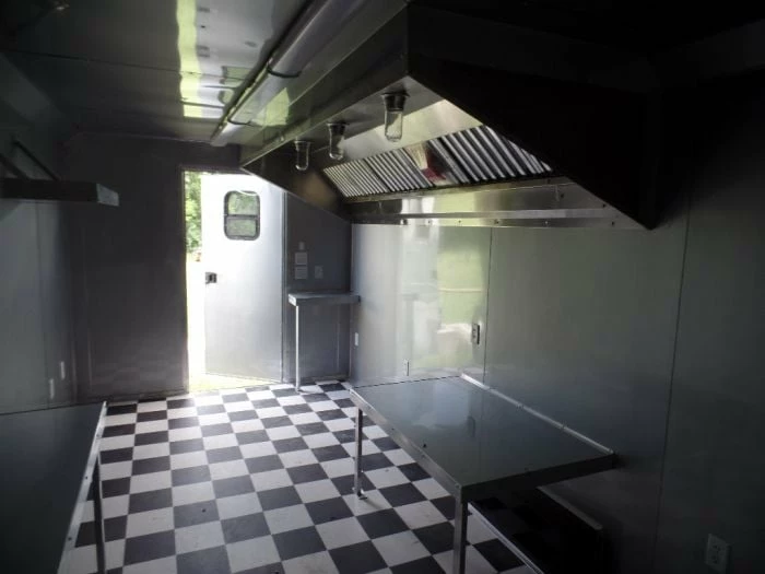 SLE Concessions 8.5' X 20' Concession Trailer Black Food Event Catering - Image 2