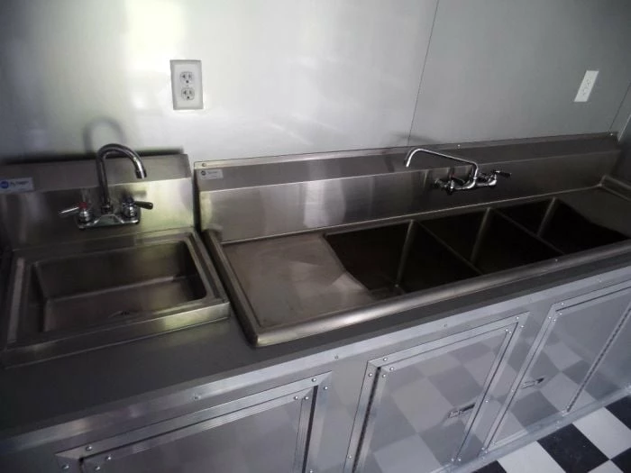 SLE Concessions 8.5' X 20' Concession Trailer Black Food Event Catering - Image 5