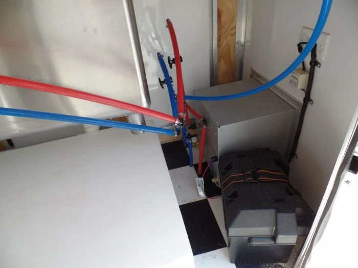 SLE Concessions 8.5' X 24' Concession Food Trailer Blue BBQ Event Catering - Image 4