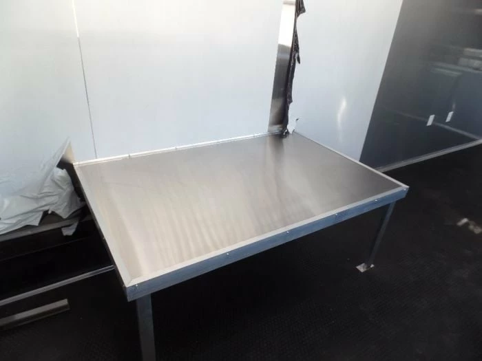 SLE Concessions 8.5' X 32' White Fully Enclosed Food Concession Trailer - Image 5