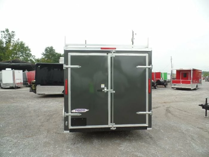 SLE Enclosed Trailers Enclosed Trailer 7'x12' Single Axle 3500 Lbs V-Nose Storage - Image 6