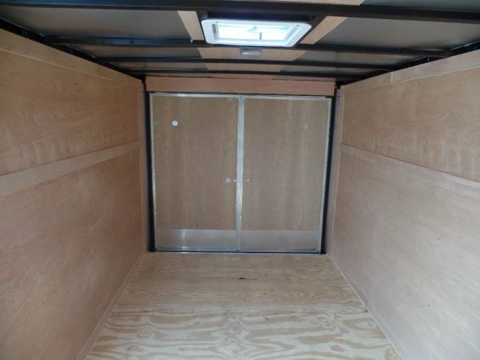 SLE Enclosed Trailers Enclosed Trailer 7'x12' Single Axle 3500 Lbs V-Nose Storage - Image 5