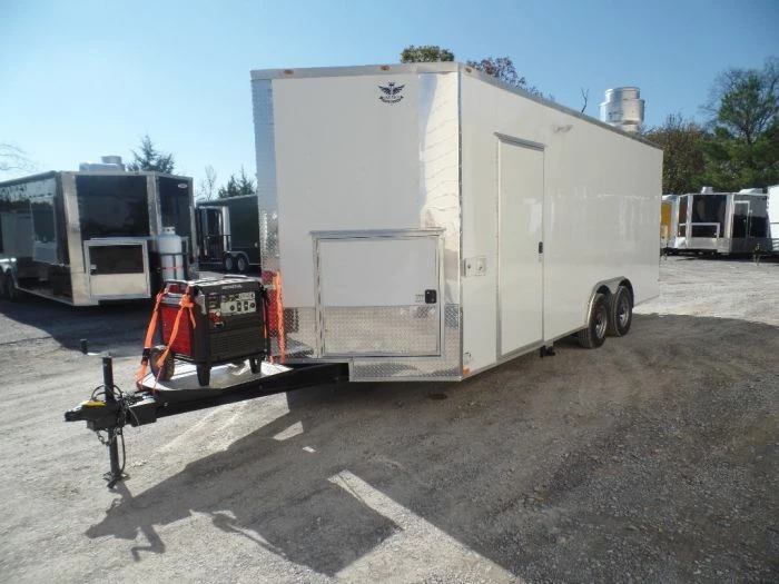 SLE Concessions 8.5' X 20' White Concession Food Trailer With Appliances - Image 6