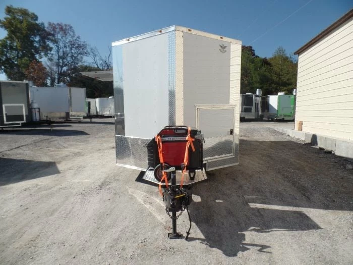 SLE Concessions 8.5' X 20' White Concession Food Trailer With Appliances - Image 2