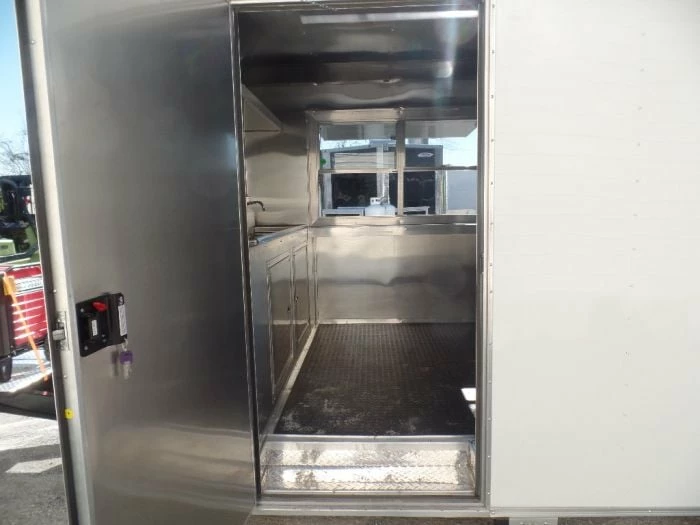 SLE Concessions 8.5' X 20' White Concession Food Trailer With Appliances - Image 4