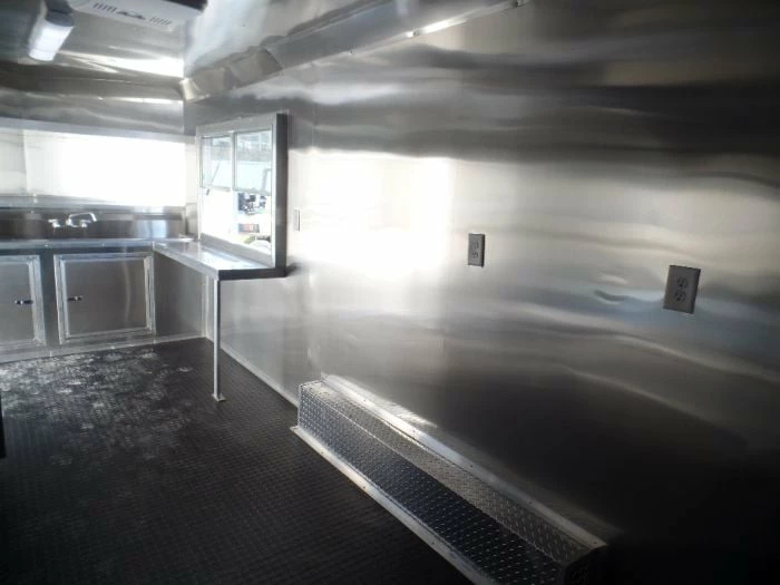 SLE Concessions 8.5' X 20' White Concession Food Trailer With Appliances - Image 5