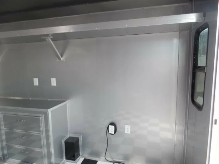 SLE Concessions 8.5' X 20' Concession Food Trailer Yellow Event Catering - Image 3