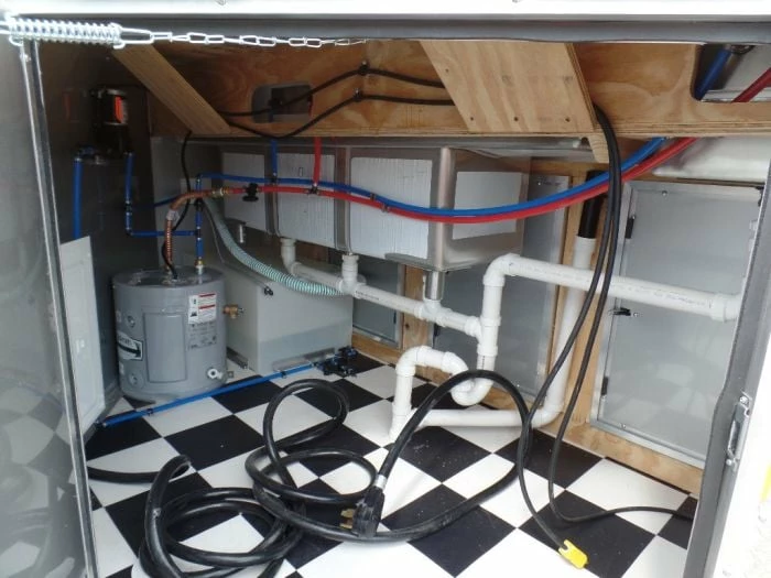 SLE Concessions 8.5' X 20' Concession Food Trailer Yellow Event Catering - Image 4