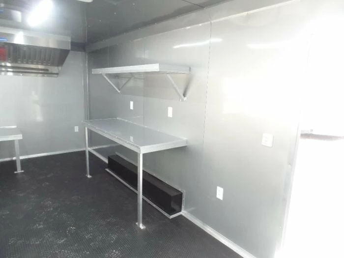 SLE Concessions 8.5' X 20' Penske Yellow Food Concession Trailer - Image 3