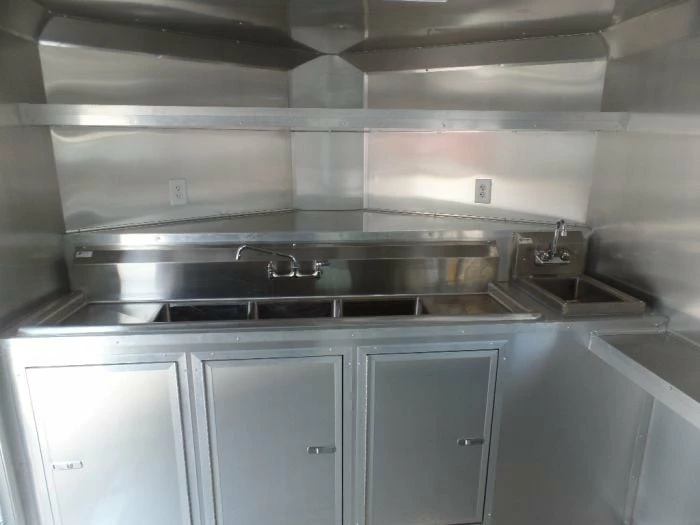 SLE Concessions 8.5' X 20' Concession Food Trailer White Event Catering - Image 6