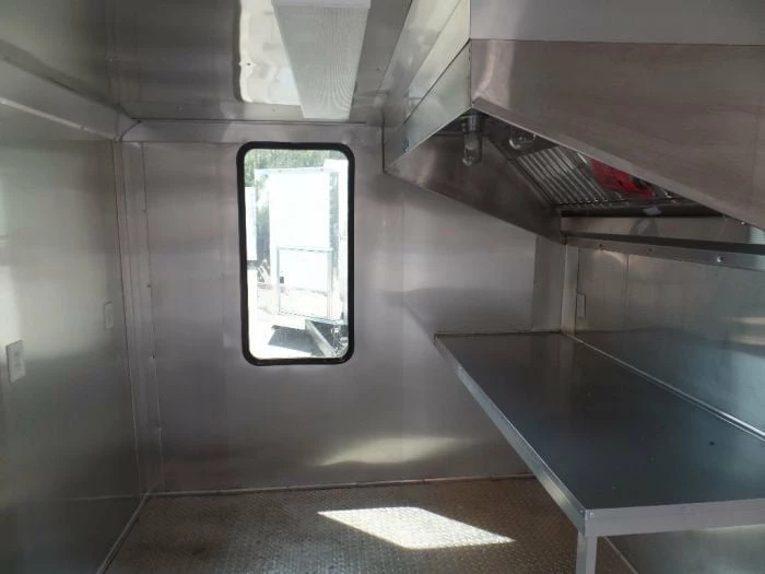 SLE Concessions 8.5' X 20' Concession Food Trailer White Event Catering - Image 5