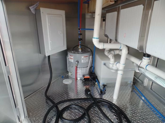 SLE Concessions 8.5' X 16' Concession Food Trailer Indigo Blue Event Catering - Image 6