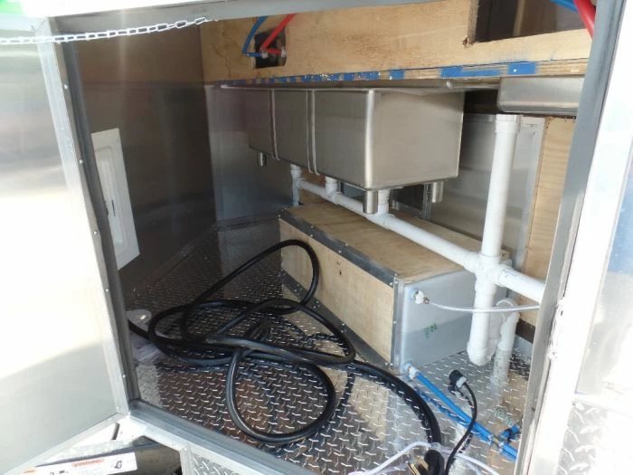 SLE Concessions 8.5' X 18' Concession Food Trailer Lime Green - Image 6