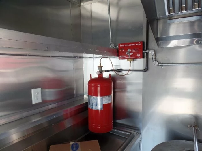 SLE Concessions 8.5' X 16' Concession Food Trailer Orange With Appliances - Image 5