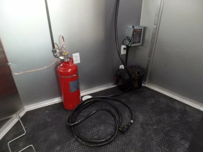 SLE Concessions 8.5' X 20' Black Concession Food Trailer With Appliances - Image 2