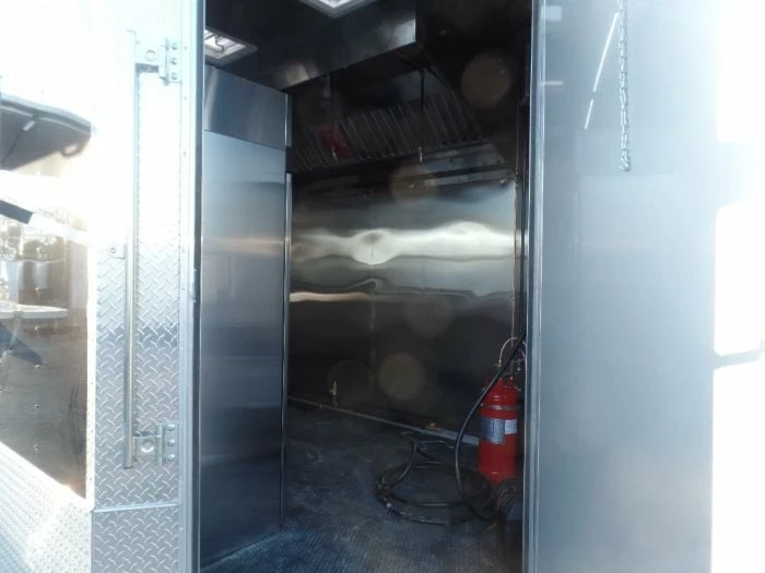 SLE Concessions 8.5' X 20' Black Concession Food Trailer With Appliances - Image 5
