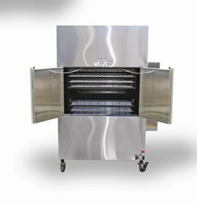 SLE Concessions Ole Hickory Pits Model SSJ-AE BBQ Smoker Rotating Racks End Loading - Image 3