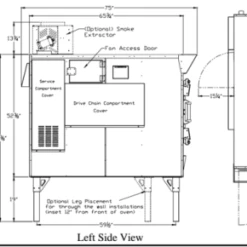 Southern Pride SPK-500 Stainless Steel Interior Exterior Rotisserie Smoker
