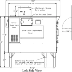 Southern Pride SPX-300 Stainless Steel Interior Exterior Rotisserie Smoker
