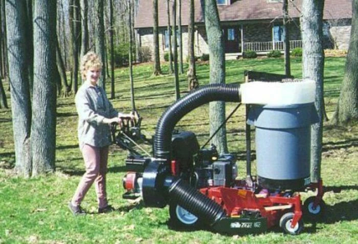 Trac Vac 470 Lawn Mower Bagger Vacuum Walk Behind 6.5 Hp Briggs - Image 2