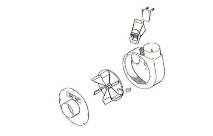 Trac Vac Model CV865 Chipper Debris Vacuum 8 HP Briggs & Stratton Engine - Image 3