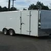 SLE Enclosed Trailers Enclosed Trailer 8.5'x18' White - Motorcycle Car Equipment Hauler Storage