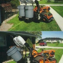 Trac Vac Model 662 Lawn Mower Bagger Vacuum 6.5 HP Briggs 3-Point Hitch