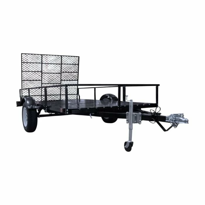 DK2 MMT6X10 6x10 Open Rail Utility Trailer With Drive-Up Gate - Image 2
