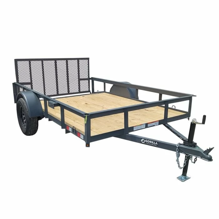 SLE Utility Trailers Utility Trailer 6.4' X 10' Reinforced Dove Tail Gate