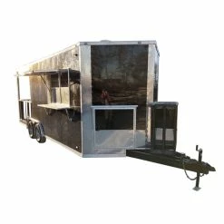 SLE Concession Trailer 8.5' X 20' Black Food Catering